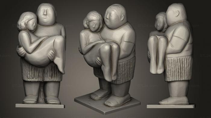 Статуи религиозные (Любовь искренняя, STKRL_0045) 3D модель для ЧПУ станка
